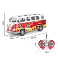 thumbnail image 5 of RC Car 1/30 Remote Control Car Vehicles Classic Openable Door City Bus -Red-22cmx8cmx10cm, 5 of 5