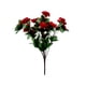 thumbnail image 1 of Real Sentir Flores Artificial Azalea Ramo Rosa Caliente 13.78In, Ornamentos Rojos Oscuros, Simulación Verde para Arreglo de Decoración Del Jardín Del Hogar, 1 of 6