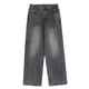 thumbnail image 3 of Pantalones vaqueros con estampado personalizado retro más vendidos Y2K para hombre, novedad de 2023, pantalones vaqueros rectos sueltos estilo punk hip hop gótico, ropa de calle para parejas, 3 of 5