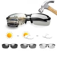 thumbnail image 1 of Scratch Resistant Photochromic Sunglasses Trendy Adjustable Nose Pads UV Protection Polarized Sunglasses Metal Frame Multifunctional Night Vision Glas, 1 of 5