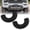 Black, variant on RECON - Fits 15-23 F150 & Raptor Models Tow Hook Covers 2-Piece Set of 100% Silicone Rubber Covers Heavy Duty Rugged Durability Unique Style Protection (Green)