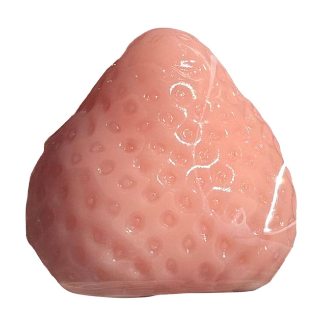 Cesta de regalo divertida de fresa, regalo de fiesta portátil y novedoso, encantadora y relajante. Rosa