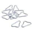 thumbnail image 1 of Lazo de la hebilla anillos del triángulo plateado del metal 80x para los accesorios de la del trampolín, 1 of 7