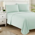 thumbnail image 3 of Sweet Home Collection 1800 Series Bed Sheets - Extra Soft Microfiber Deep Pocket Sheet Set - Mint, Queen, 3 of 6
