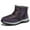 Purple, variant on YOURDIARY Womens Winter Snow Boots Ankle-High Boots Warm Fur Lined Waterproof Insulated Slip-On Outdoor Shoes