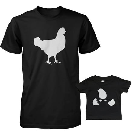 

Rooster and Chick Dad and Baby Matching T-Shirts