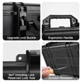 thumbnail image 4 of Hard Drive Case Fits 25-Bay Protection 3.5" HDD | High-Density Protective Foam | External Hard Drive Organizer Storage Box Travel Carrying Suitcase w, 4 of 7