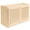 Microwave Wall 12" D x 30" W x 24" H, variant on Quicklock RTA (Ready-to-Assemble) | Base Kitchen Cabinets - Shaker Style | Made in America (Raw Maple, 36" W x 34.5" H x 24" D Sink Base)