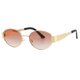 thumbnail image 1 of Gafas Ovales Vintage Metal Moderna () Rojo, 1 of 9