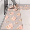 thumbnail image 2 of Kitchen Rugs Sets Of 2,Princess Flower Dress Pattern Anti Fatigue Kitchen Mat Rugs Non Slip Washable,Decorative Kitchen Floor Mats for Kitchen,Sink,Laundry,17"X47", 2 of 5
