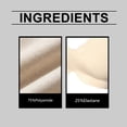 thumbnail image 3 of Alun Womens Seamless Smooth No Underwire T Shirt Bras with Light Push up and Side Support for Daily Wear Deep V-Neck Lightweight Breathable Solid Color Bralettes Beige L, 3 of 6