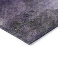 thumbnail image 5 of 3' X 5' Purple Eggplant And Lavender Abstract Washable Indoor Outdoor Area Rug, 5 of 5