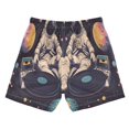 thumbnail image 7 of FORMRS Boys Swim Trunks Quick Dry Mesh Liner Boardshorts Sizes XS-XL, Pink Record, 7 of 7