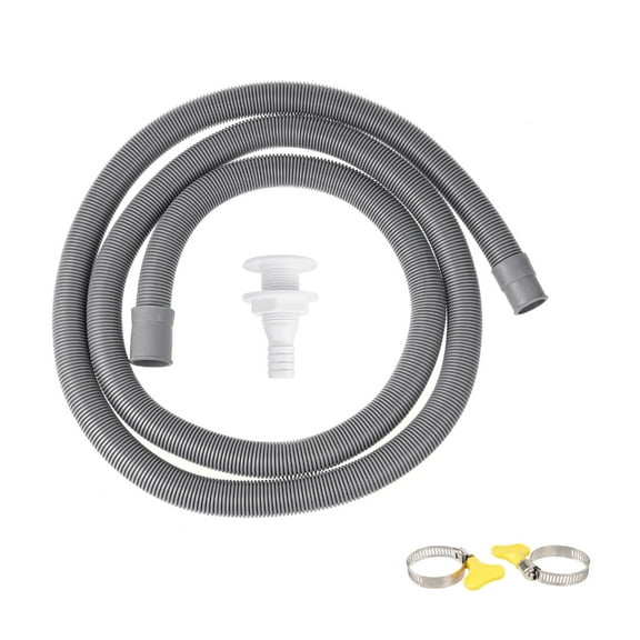 Drain Hose Dishwasher Extension Set Including Hose Connectors Easy Installation Washing Machine Drain Extension set