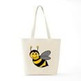 thumbnail image 6 of CafePress - Cute Chevron Winged Bumble Bee Tote Bag - Unisex Canvas Tote Bag, Beige, 1-Piece, 6 of 7