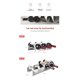 thumbnail image 4 of Wine Rack Wine Bottle Holder Bar Red Wine Stand Household Wall-Hanging Wine Storage Rack 3 Bottles Rack, 4 of 5