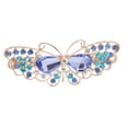 thumbnail image 2 of Butterfly Hairpin Full of s Crystal Colorful Hair - Blue, 6.5cm, 2 of 8