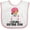 White and Pink, variant on Inktastic Future Softball Star Cute Girls Girls Baby Bib