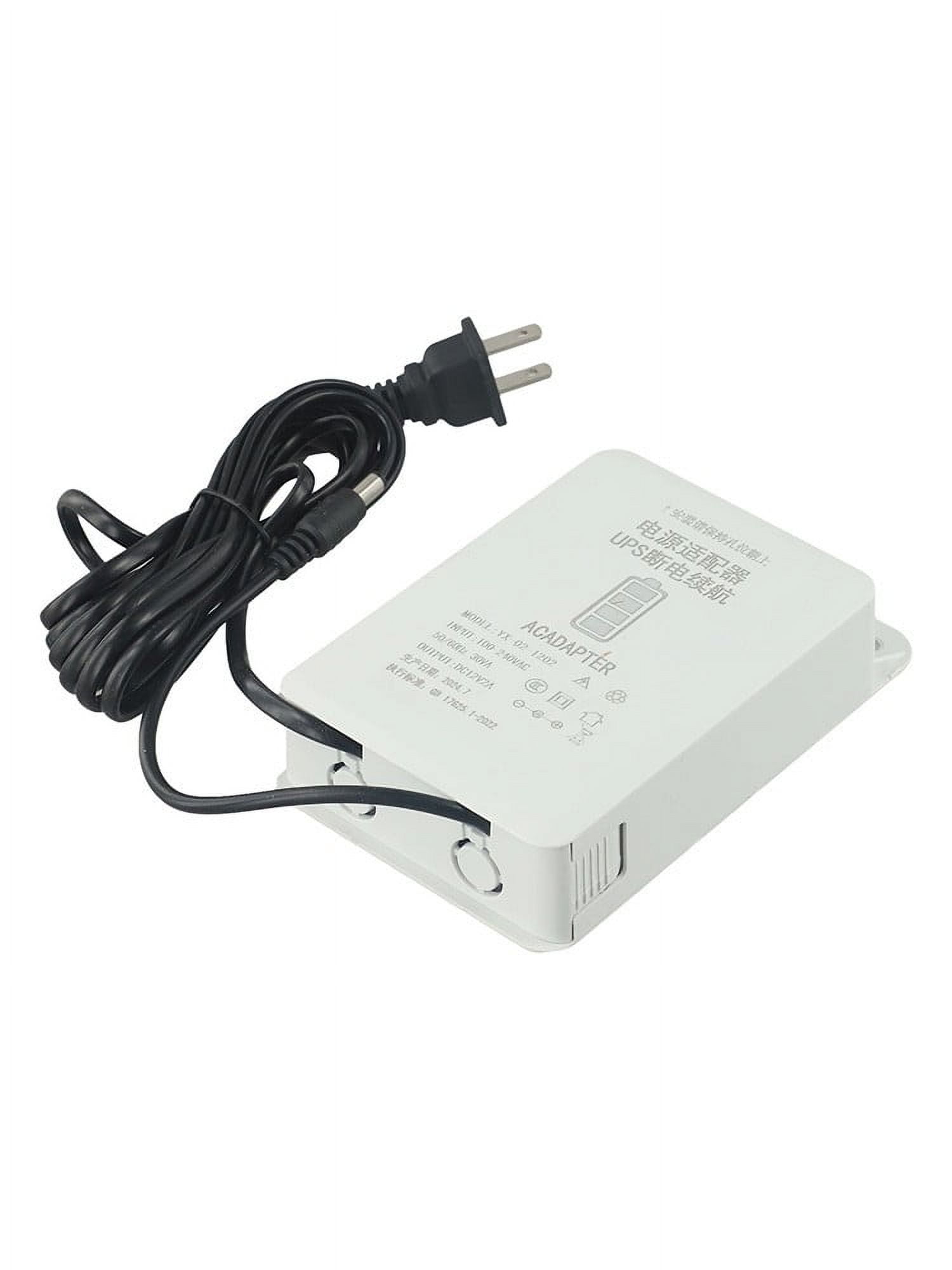 DC 12.6V 2A Uninterruptible Power Supply For WiFi, Routers, Modems, Security Cameras Mini UPS Battery Backup Power 6000mAh