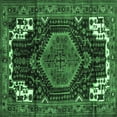 thumbnail image 1 of Ahgly Company Indoor Square Persian Emerald Green Traditional Area Rugs, 7' Square, 1 of 4