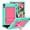 Green+Pink/2 Pcs, variant on SOATUTO for Lenovo Tab P11 2nd Gen TB350FU 2023,Lenovo Tab P11 Gen 2 Tablet Shockproof Case with Shoulder Strap Hard Back and Come with Tempered Glass Screen Protector Film - Black+Black/1 Pcs