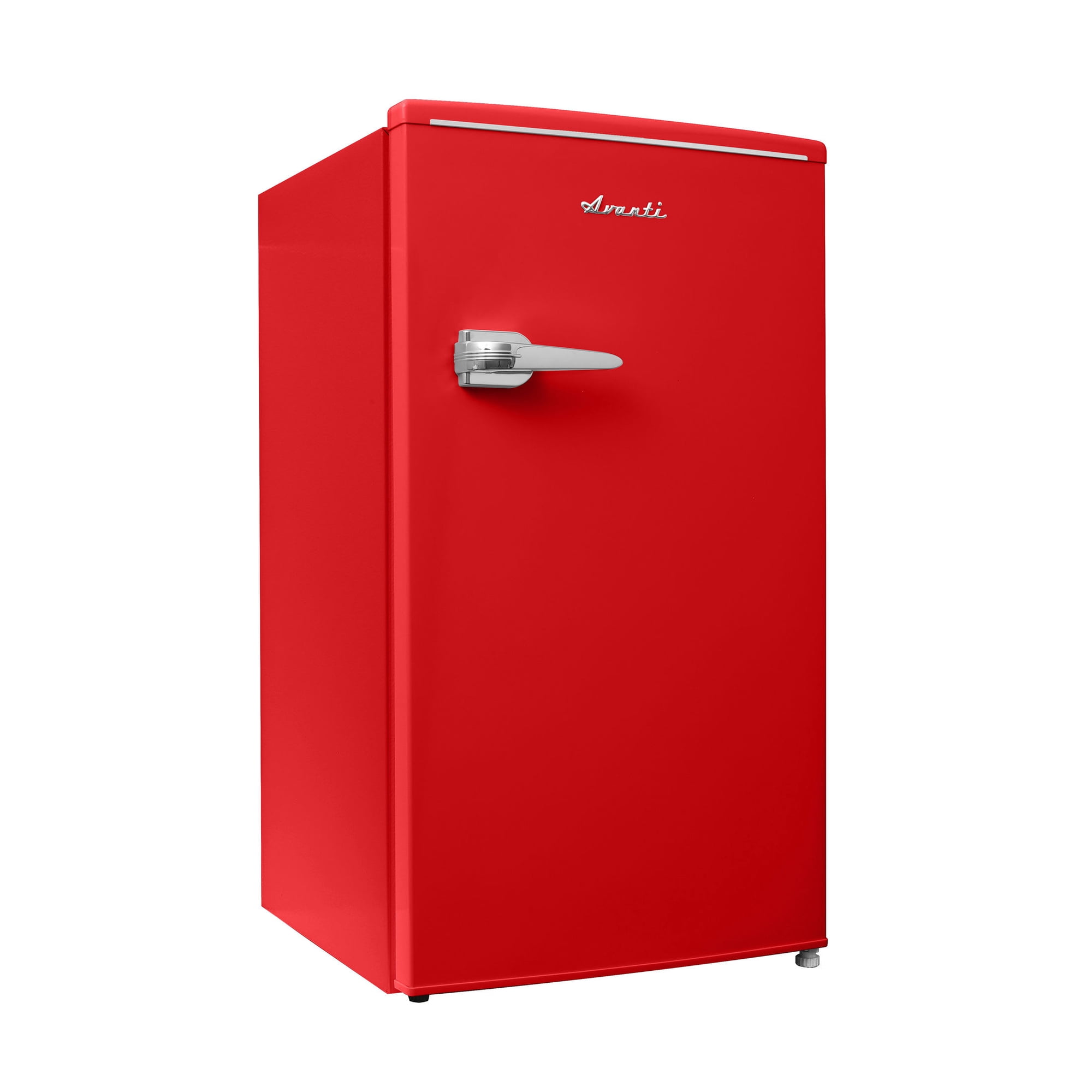 Avanti Retro Appliances Compact Refrigerator Mini Fridge with Adjustable Shelves and Door Storage 3.0 Cu. Ft. in Red (RMRS31X5R-IS)