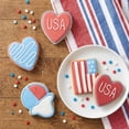 thumbnail image 2 of Freshness Guaranteed Patriotic Hand-Decorated Ready-to-Eat Pre-Baked Vanilla Sugar Cookies, 2.2 oz, 1 Count, 2 of 6