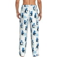 thumbnail image 6 of Cauagu Penguin Winter Fun Mens Pajama Pants Sleep & Lounge Pants,PJ Bottoms with Pockets-Medium, 6 of 7