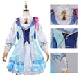thumbnail image 3 of Disfraz de Cosplay del juego Kamisato Ayaka Fontaine Spring Bloom, vestido misivo Lolita, Genshin Impact, 3 of 3
