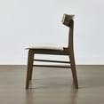 thumbnail image 5 of Spruce & Spring Farmhouse Upholstered Dining Chair with Solid Wood Frame Set of 2, Walnut, 5 of 10