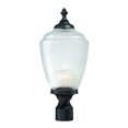 thumbnail image 1 of Acclaim 5367BK/CL Acorn Collection 1-Light Post Mount Outdoor Light Fixture Matte Black, 1 of 1