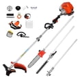thumbnail image 2 of 52CC 2-Stroke Gas Weed Eater, 5 in 1 Gas String Trimmer Upgraded, High Power Weed Wacker Gas Powered, Outdoor Brush Cutter Hedge Trimmer, Multi Functional Trimming Tools for Lawn, Yard, Garden, 2 of 10