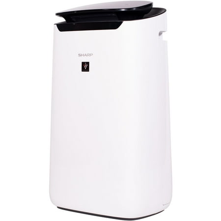 Sharp - Smart Air Purifier with Plasmacluster Ion Technology Recommended for Extra-Large Rooms. True HEPA Filter - White