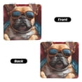 thumbnail image 2 of Salouo French Bulldog In Sunglasses Print Travel Makeup Mirror,Pocket Mirror Portable Hand Mirror 2 x 1x Magnification Folding Makeup Mirror for Handbag and Purses-Square, 2 of 9