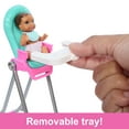 thumbnail image 4 of Barbie Skipper Babysitters Inc & Playset, Includes Doll, Baby, and Mealtime Accessories, 10 Piece Set, 4 of 6