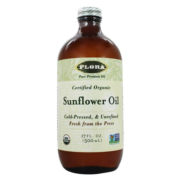Flora Sunflower Oil Certified Organic 17 fl. oz.