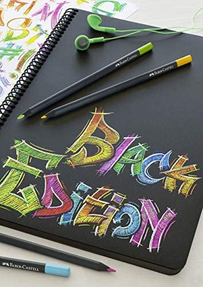 Faber-castell Black Edition 24 crayons de couleur coloriage