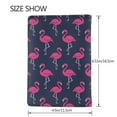 thumbnail image 3 of Pofeuu Cute Flamingo Print Travel Document Organizer Passport Holder Men Women for Family (6.5 in x 4.5 in),Wallet Holder Credit Card Clutch Bag Case, 3 of 5