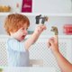 thumbnail image 5 of Adorable Finger Puppet Toy 5Pcs Assorted Color Plastic Secure Fit No Jamming for Kids Use, 5 of 5