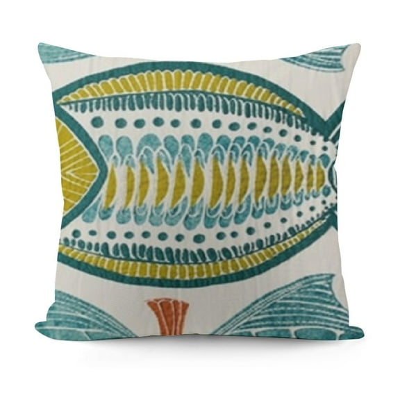 YINGXI Embroidered Throw Pillow Cover Decorative Square Cushion Cases for Home Sofa Bed and Chair 12x12in