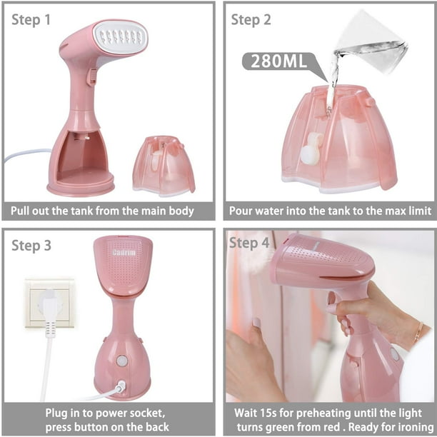 Upgraded Cadrim Clothes Steamer Portable Handheld Garment