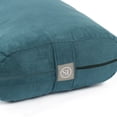 thumbnail image 3 of Yoga Meditation Cushion, 25" x 12" Rectangular Bolster with Removable Cover - Teal, 3 of 6