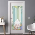 thumbnail image 3 of Cute Easter Bunny Window Privacy Film, Eucalyptus Leaves Colorful Eggs Wooden Static Cling UV Sun Blocking Tint Film Heat Control Windows Films for Bedroom Bathroom, Window Stickers 35.4"x78.7", 3 of 8