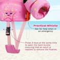 thumbnail image 2 of HeySplash Swim Vest For Kid 3-5 Years Old,Swim Floaties with Adjustable Strap,Pool Sea Swimming Aid,Pink Starfish, 2 of 5