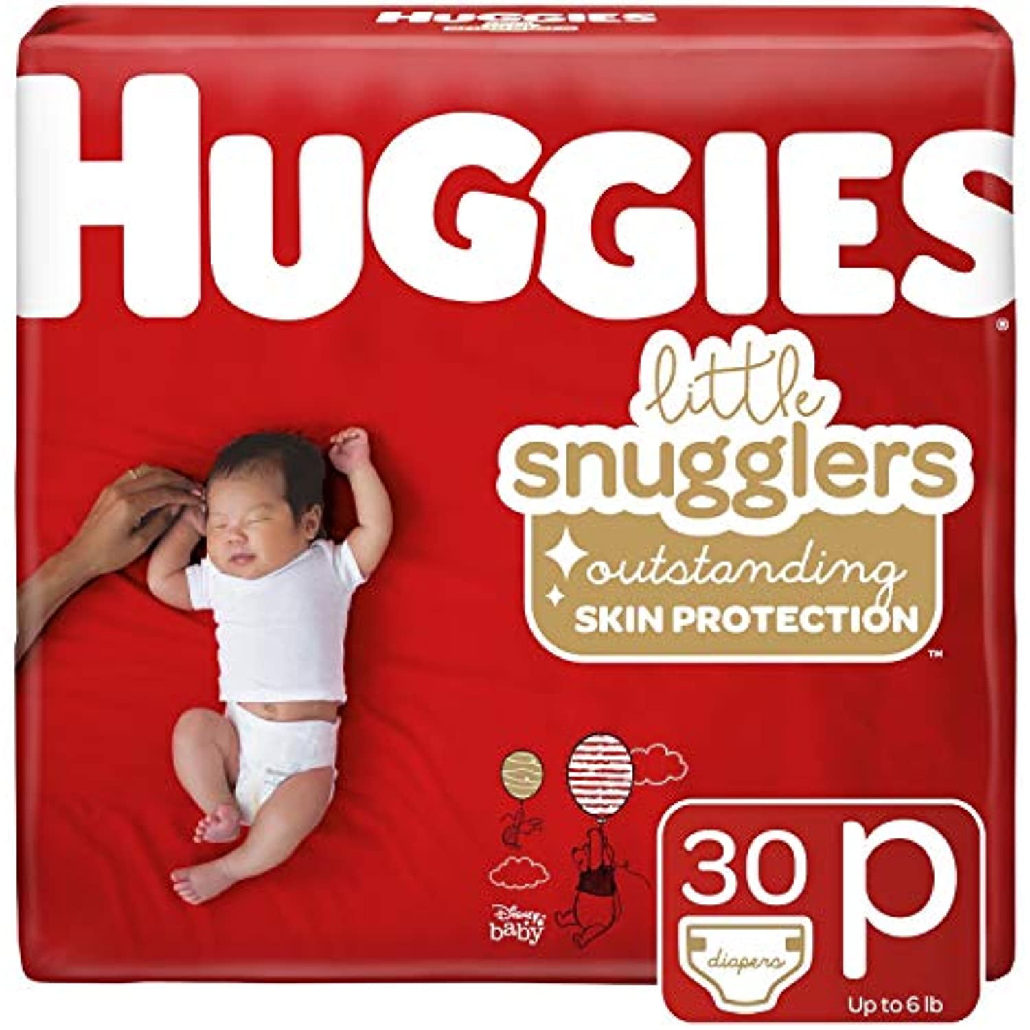 Preemies 4 PACKS of 30 120 Huggies Supreme Little Snugglers 