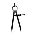 thumbnail image 4 of Runquan Espacement des Diviseurs Métalliques Boussole Verrouillable Scriber Précision Diviseur de Pointe Fine Diviseur de Ressort pour la Conception de Bijoux Cercles de Dessin 5 Pouces, 4 of 8