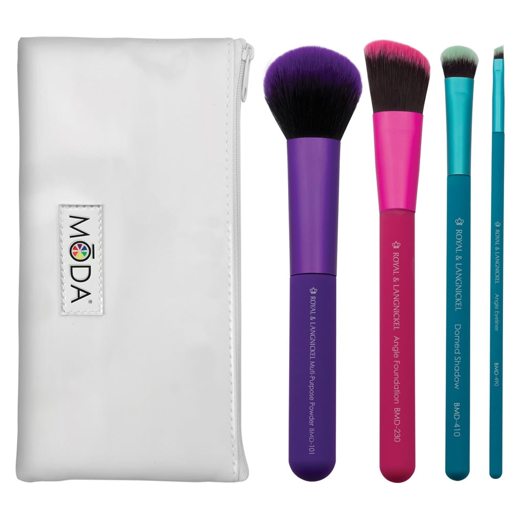 Moda 5pc Complete Makeup Brush Kit - Garden Botanika Makeup Brushes Moda 5pc Complete Makeup Brush Kit - Garden Botanika Makeup Brushes