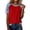 Red, variant on YVNAURA Womens Summer Crewneck T Shirts Casual Vacation Outfits Short Sleeve Loose Fit Tees Going Out Tops Breathable Lightweight Everyday Basic Summer Tops for Women 2026, White,L