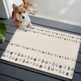 thumbnail image 3 of Vintage Botanical Entryway Rug 2'x3'&nbsp; Non Slip Front Door Mats, Herb on Beige Leaves Retro Country Entrance Rugs Indoor Outdoor Carpet, Washable Floor Mats Small Area Rug for Bedroom Kitchen, 3 of 8