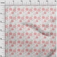 thumbnail image 3 of oneOone Georgette Viscose Light Pink Fabric Floral Dress Material Fabric Print Fabric By The Yard 42 Inch Wide, 3 of 5